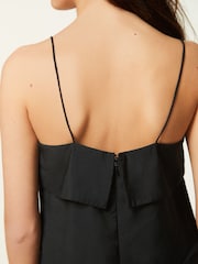 Black mini Layered cami strap dress - Image 4 of 6