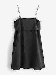 Black mini Layered cami strap dress - Image 5 of 6