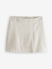 Silver Satin Mini Skirt - Image 5 of 6