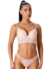 Gossard Encore Padded Longline Nude Bra - Image 3 of 10