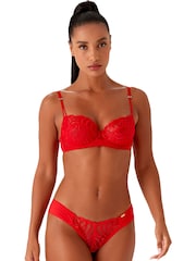 Gossard Red Fiesta Non Padded Balcony Bra - Image 4 of 9