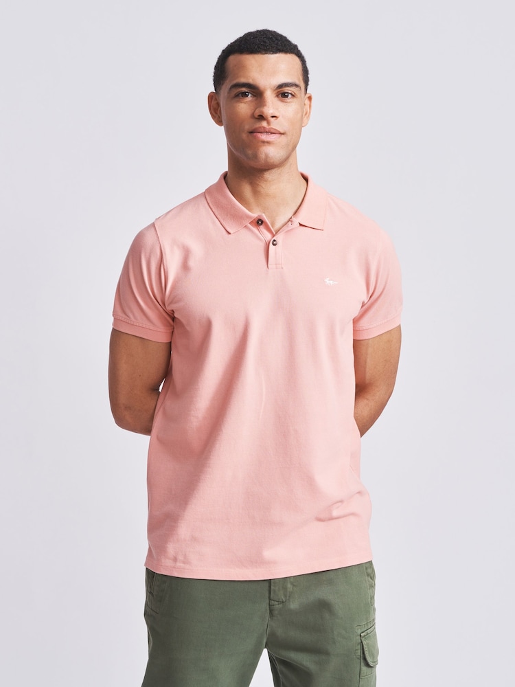 Aubin Wade Pique Polo Shirt - Image 1 of 4
