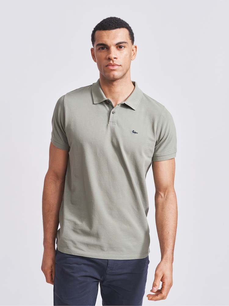 Aubin Wade Pique Polo Shirt - Image 1 of 4 Aubin Wade Pique Polo Shirt - Image 1 of 4