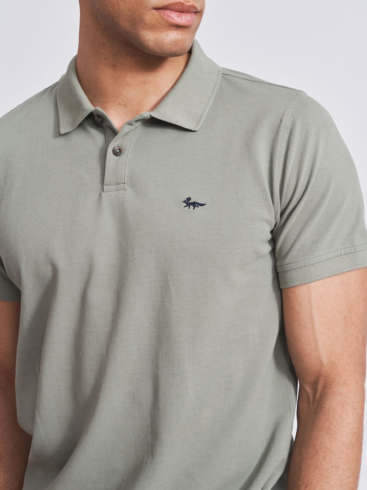 Aubin Wade Pique Polo Shirt - Image 3 of 4