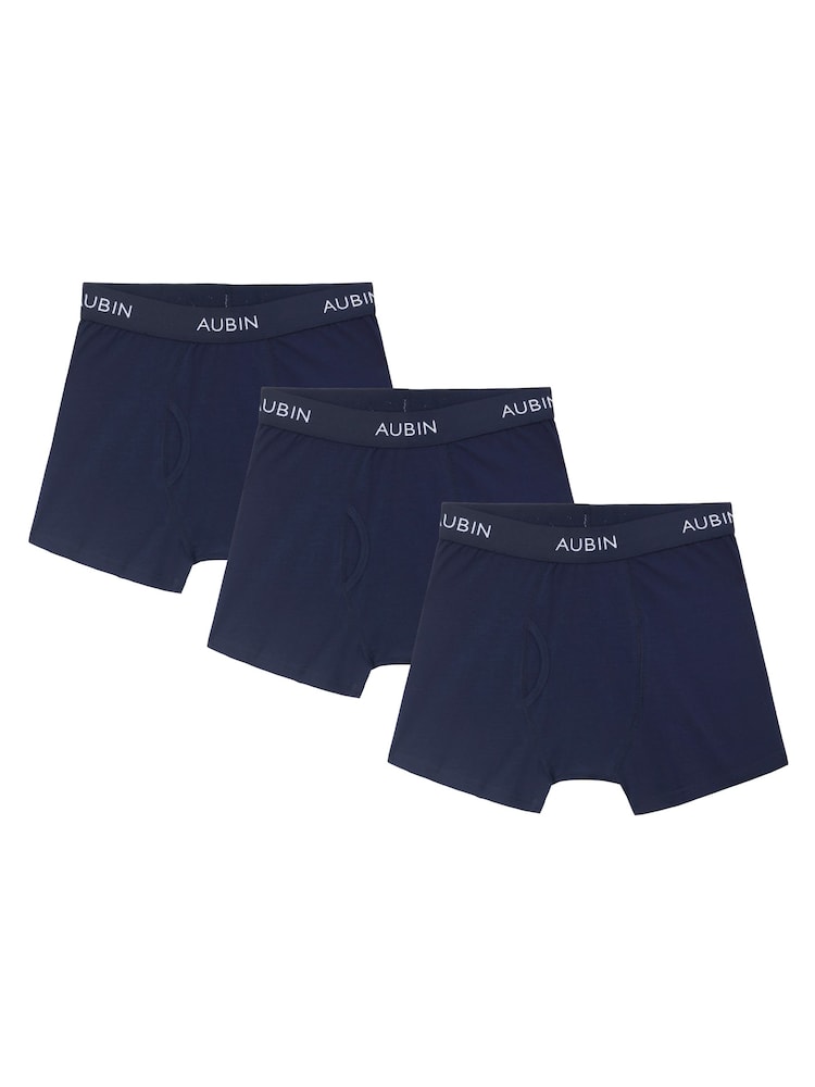 Aubin Hellston Boxer Shorts 3 Pack - Image 1 of 6