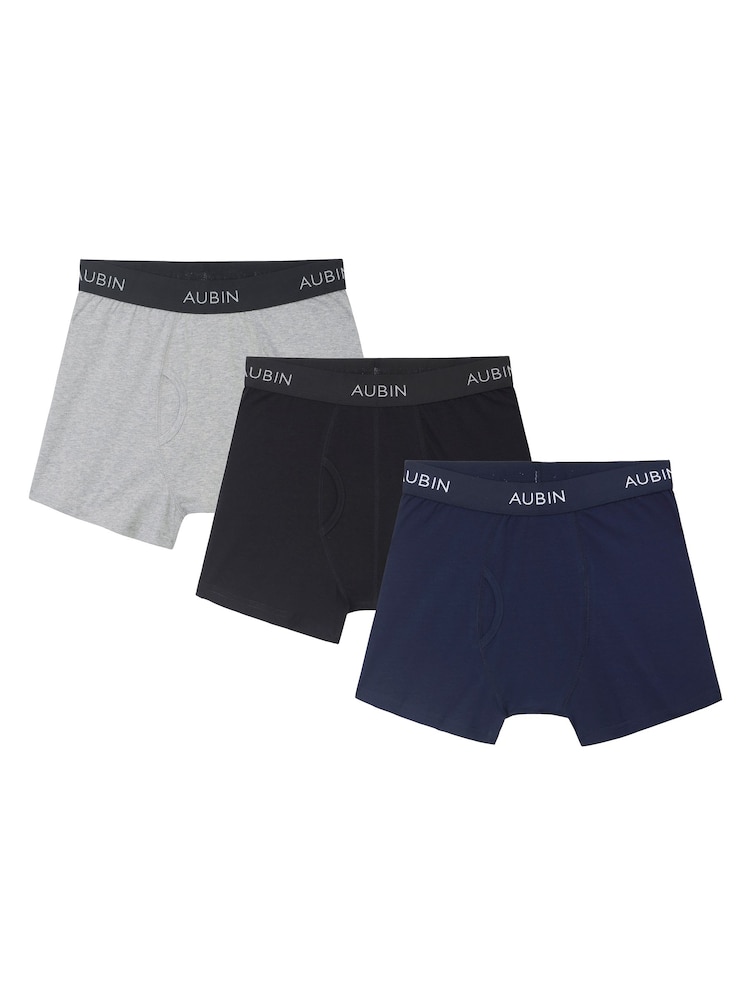Aubin Hellston Boxer Shorts 3 Pack - Image 1 of 9