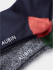 Aubin Cotton Fowey Socks 2 Pack - Image 2 of 3