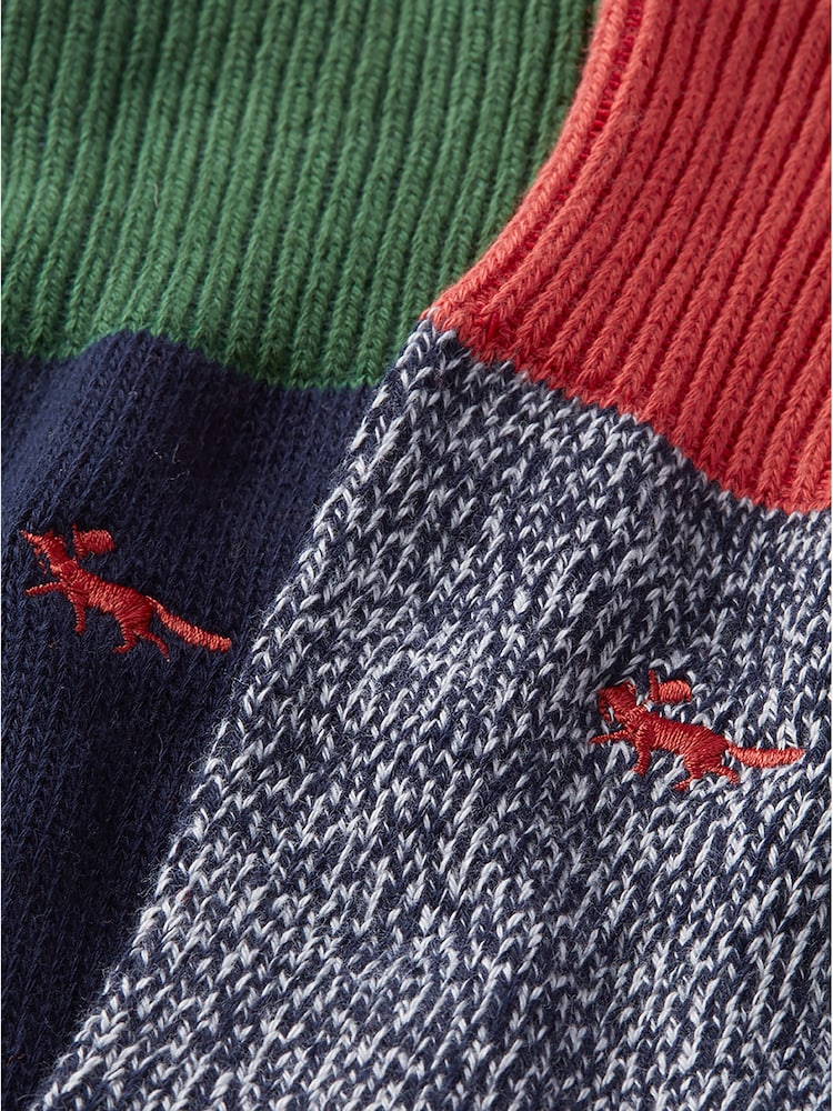 Aubin Cotton Fowey Socks 2 Pack - Image 3 of 3