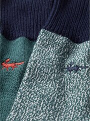 Aubin Cotton Fowey Socks 2 Pack - Image 3 of 3