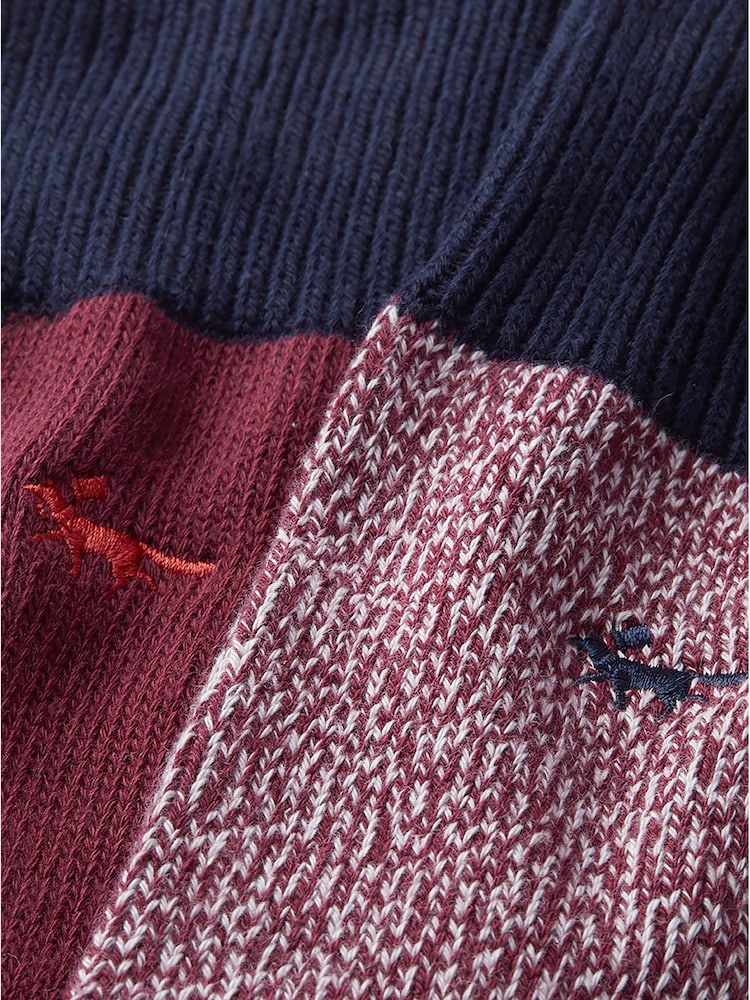 Aubin Cotton Fowey Socks 2 Pack - Image 2 of 3