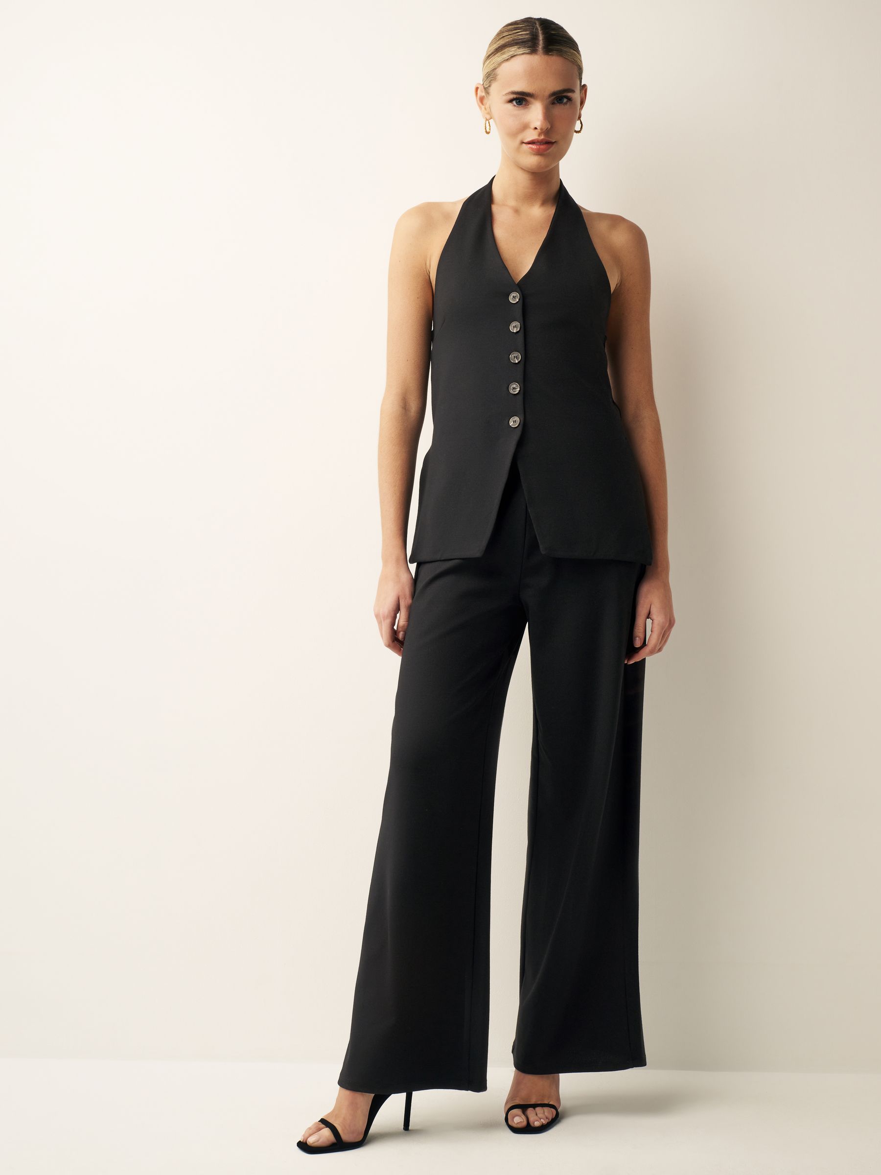 Wide leg jersey trousers uk sale