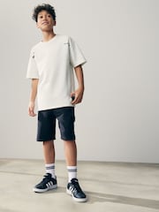 White/Black Subscribe Graphic Top and Shorts Set (3-16yrs) - Image 1 of 9