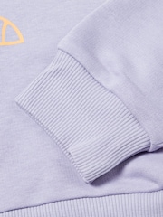 Ellesse Purple Buccio Crop Hoodie - Image 2 of 4
