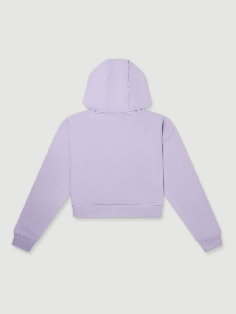 Ellesse Purple Buccio Crop Hoodie - Image 4 of 4