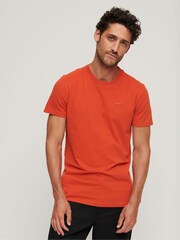 Superdry Light Pink Cotton Essential Logo T-Shirt - Image 1 of 6