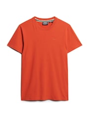 Superdry Light Pink Cotton Essential Logo T-Shirt - Image 4 of 6
