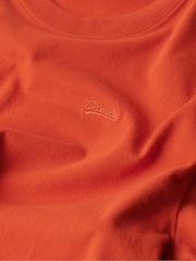 Superdry Light Pink Cotton Essential Logo T-Shirt - Image 6 of 6