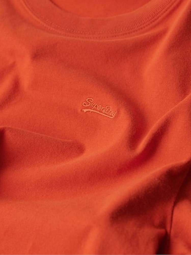 Superdry Light Pink Cotton Essential Logo T-Shirt - Image 6 of 6