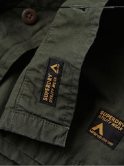 Superdry Dark Green 100% Cotton Military Overshirt Jacket - Image 6 of 7