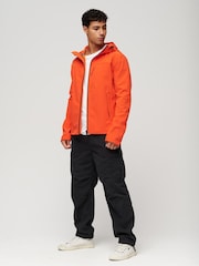 Superdry Orange Fleece Lined Softshell Hooded Jacket - Image 3 of 6
