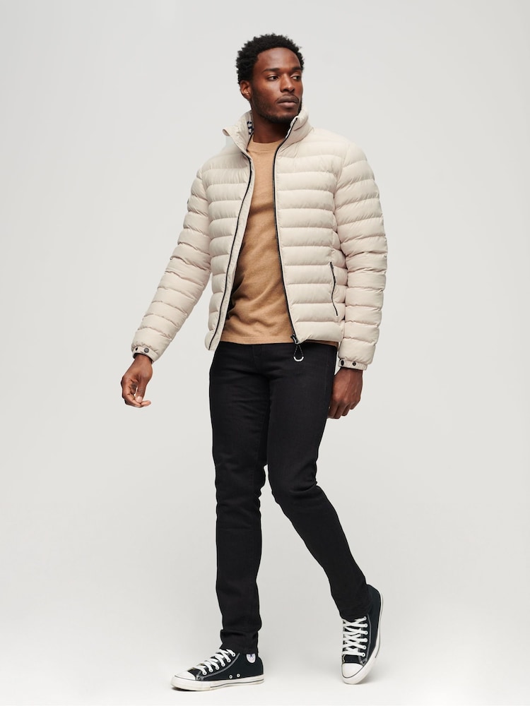 Superdry Nude Fuji Printed Padded Jacket - Image 2 of 7