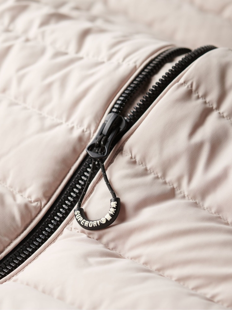 بيج - سترة مبطنة مطبوعة من Superdry Fuji - صورة 5 من 5