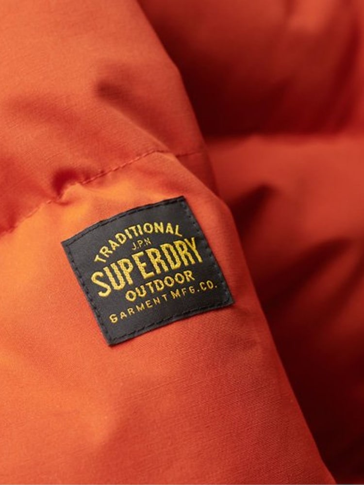 Naranja - Chaqueta acolchada corta con capucha Everest de Superdry - Imagen 11 de 11