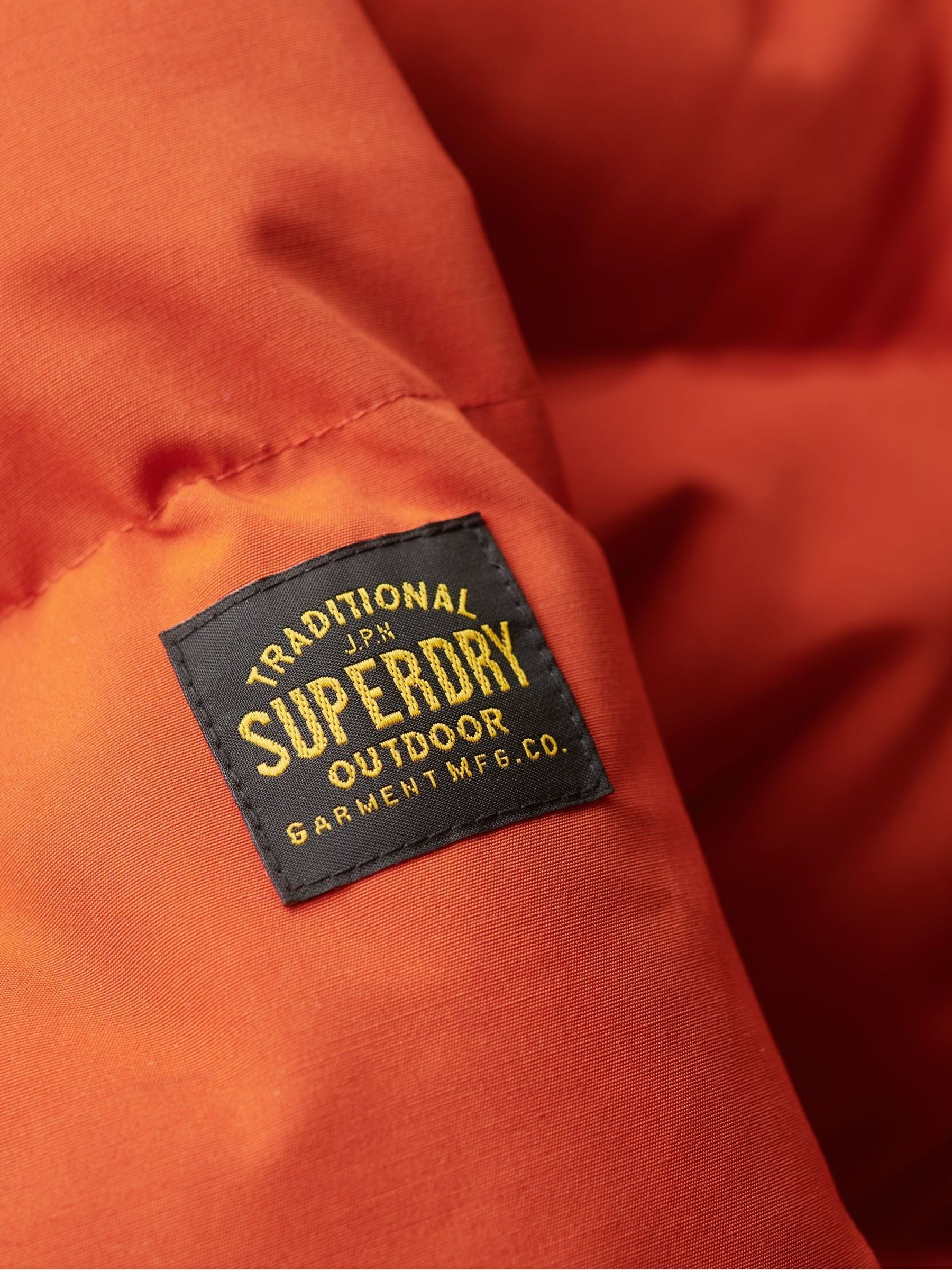 Buy Superdry Orange Everest Hooded Puffer Jacket from Next USA
