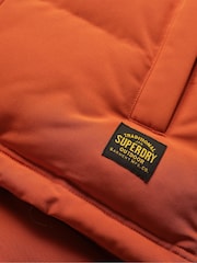 Superdry Orange Everest Hooded Puffer Gilet - Image 7 of 7