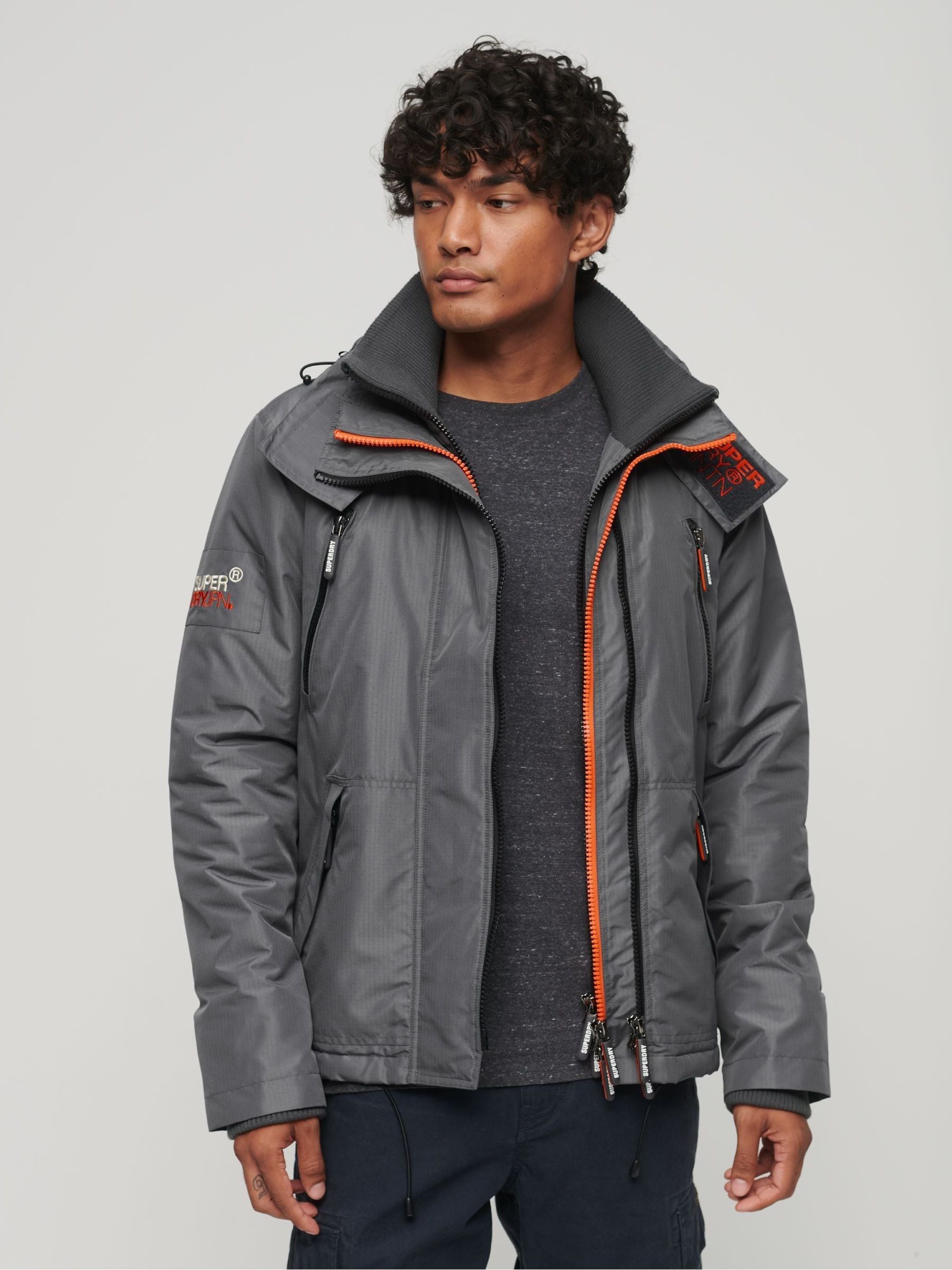 Superdry windcheater grey store