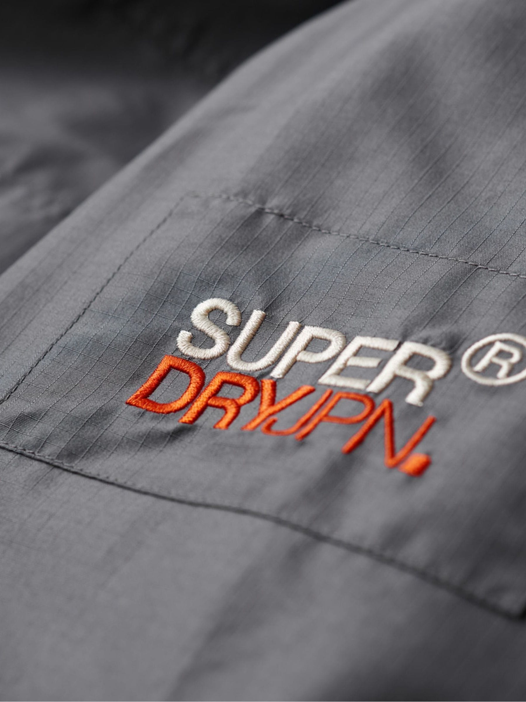 Silver superdry jacket cheap