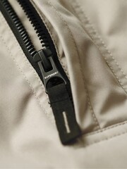 Superdry Grey City Hooded Padded Parka Coat Jacket - Image 7 of 7