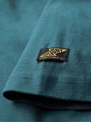 Superdry Blue Japanese Vintage Logo Graphic T-Shirt - Image 5 of 6