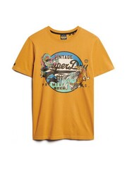 Superdry Yellow 100% Cotton Japanese Vintage Logo Graphic T-Shirt - Image 4 of 6