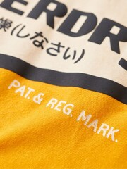 Superdry Gold Core Logo American Classic Ringer T-Shirt - Image 4 of 5