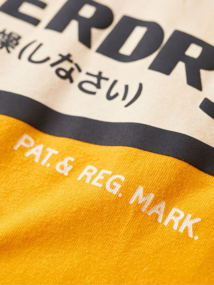 Superdry Gold Core Logo American Classic Ringer T-Shirt - Image 4 of 5