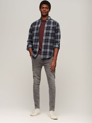 Рубашка в клетку из органического хлопка Superdry Lumberjack - Изображение 2 из 7