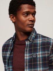 Рубашка в клетку из органического хлопка Superdry Lumberjack - Изображение 3 из 7