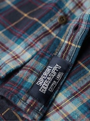 Рубашка в клетку из органического хлопка Superdry Lumberjack - Изображение 4 из 7