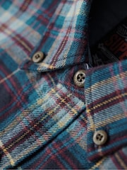 Рубашка в клетку из органического хлопка Superdry Lumberjack - Изображение 6 из 7