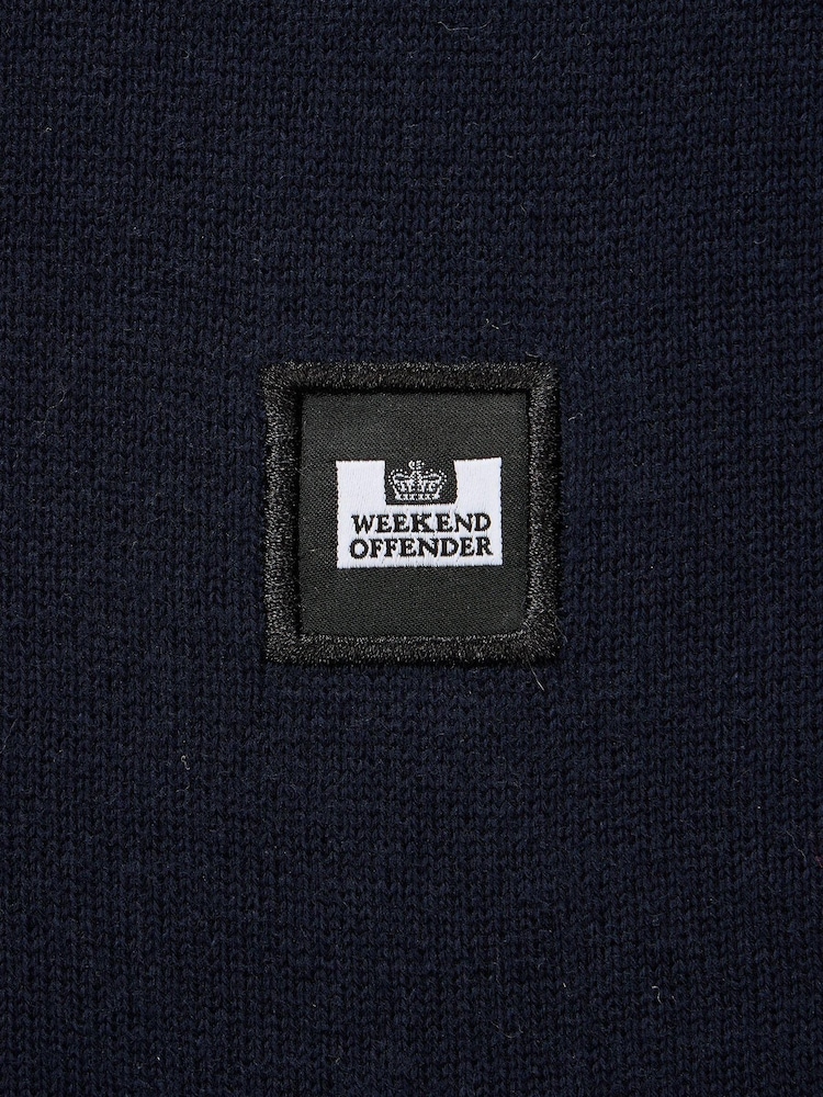 Weekend Offender Navy Blau Solace Sweatshirt - Bild 6 von 6
