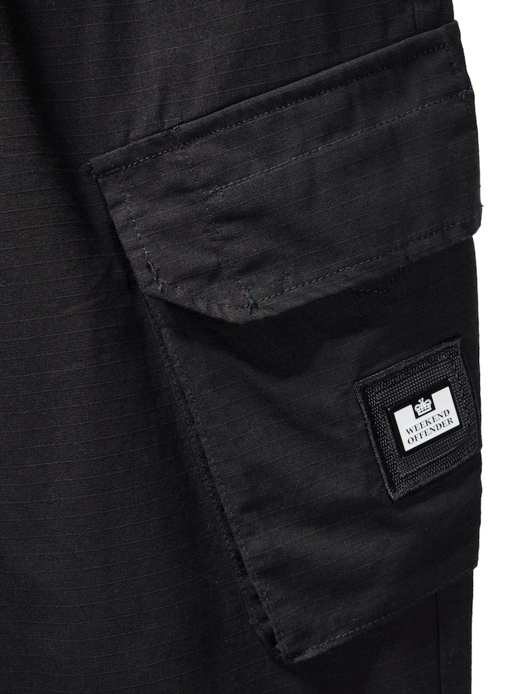 Negro - Pantalones cargo de hombre Pianemo de Weekend Offender - Imagen 7 de 7