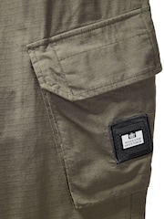 Weekend Offender Mens Pianemo Cotton Cargo 100% Cotton Trousers - Image 5 of 6
