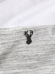 Grey Colourblock Short Sleeve 100% Cotton T-Shirt (3-16yrs) - Image 3 of 3