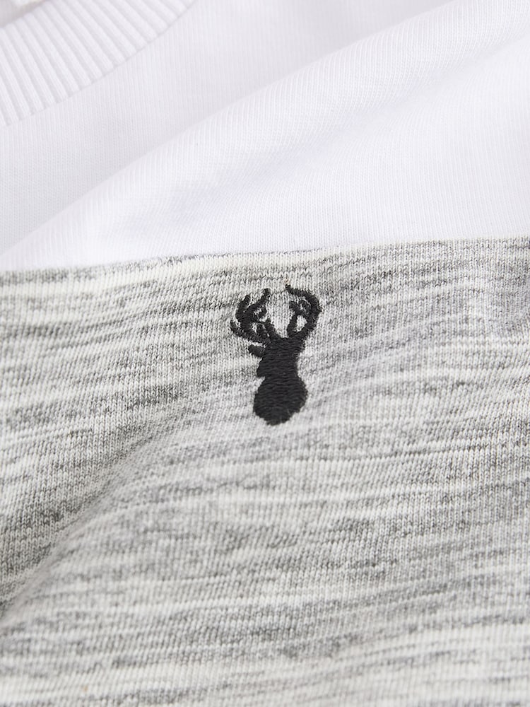Grey Colourblock Short Sleeve 100% Cotton T-Shirt (3-16yrs) - Image 3 of 3