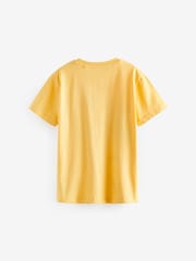 Yellow Shark Snorkel 100% Cotton Short Sleeve Graphic T-Shirt (3-16yrs) - Image 2 of 3