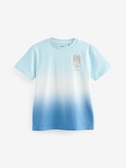 Blue Relaxed Fit Tie-Dye Short Sleeve 100% Cotton T-Shirt (3-16yrs) - Image 1 of 3