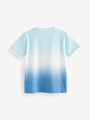 Blue Relaxed Fit Tie-Dye Short Sleeve 100% Cotton T-Shirt (3-16yrs) - Image 2 of 3