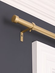 Gold Stud Finial Extendable 28mm Curtain Pole Kit - Image 3 of 5