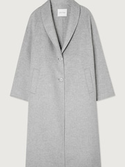 American Vintage Grey Dadoulove Longline Wool Coat - Image 3 of 4